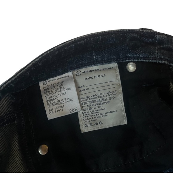 Ag Adriano Goldschmied The Stevie Ankle Slim Straight Leg Jean in Dark Wash - Picture 11 of 12